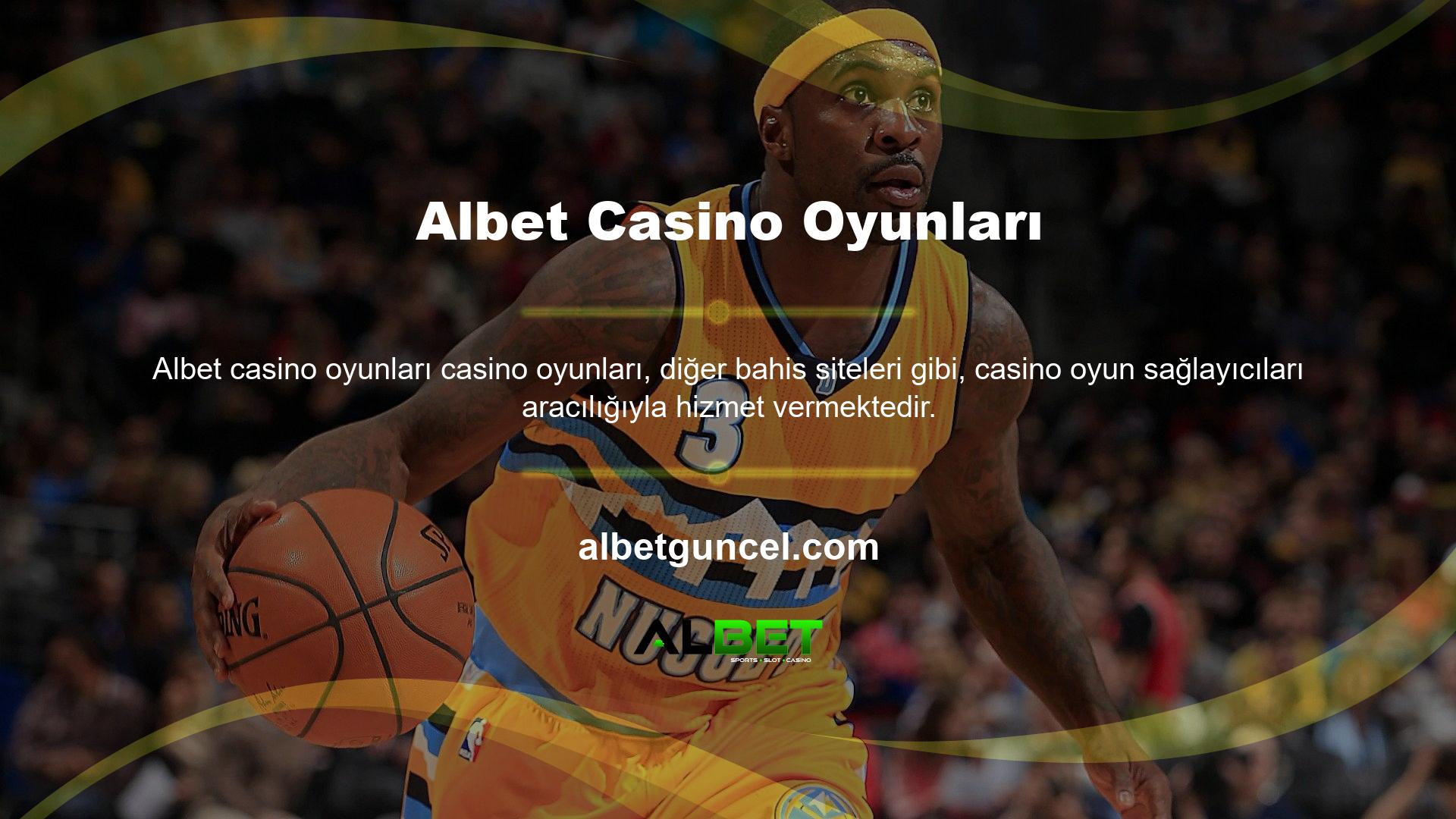 Mevcut ve dinlenmiş oyun hizmetleri alan Albet, çok güvenilir ortamlarda casinoya kolayca bahis veya yaşamanıza izin verir